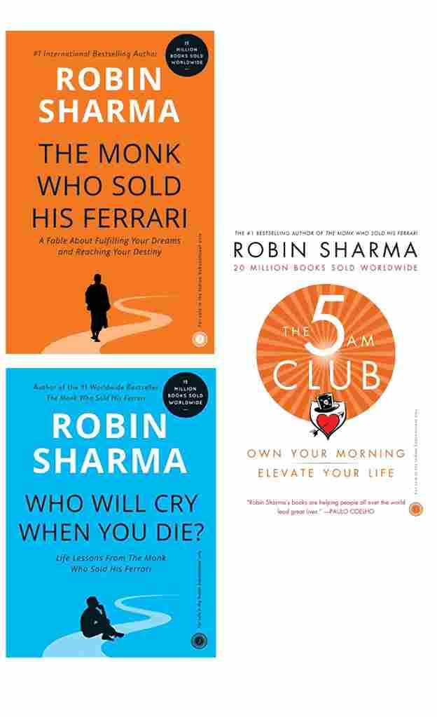 (COMBO PACK) The monk who sold Ferrari + The 5 AM Club + Who will cry when you die (Paperback)