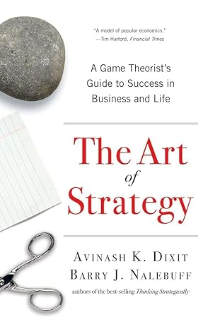 The Art of Strategy ( Paperback) -  Avinash K. Dixit