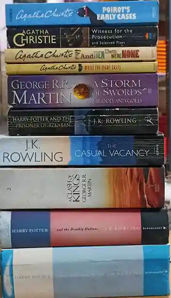 Adult Pre-Loved Books Box- 10 Books (Used-Good) (Box No. 543)