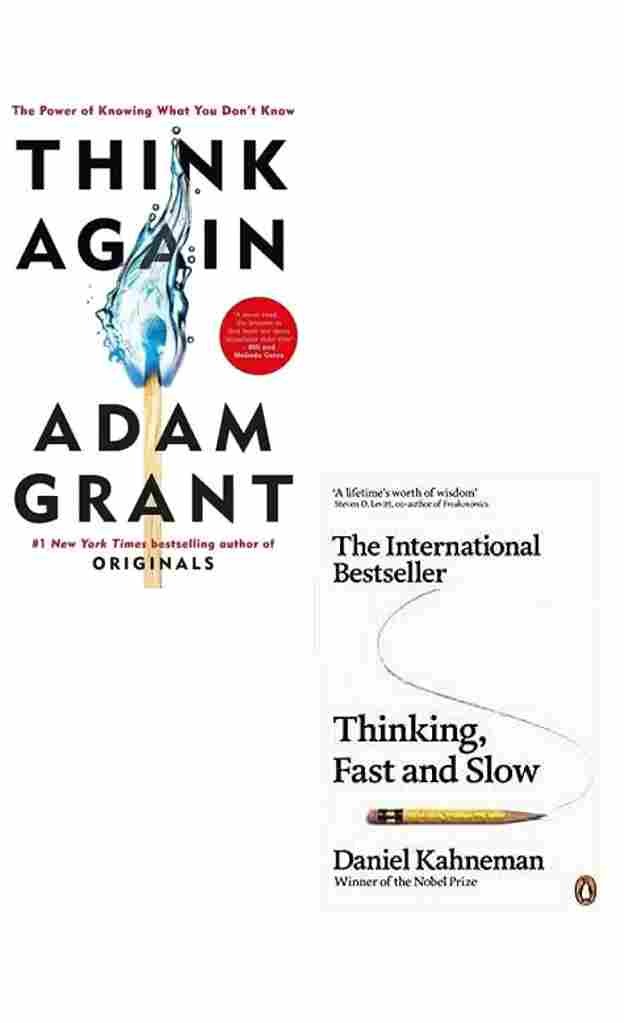 (COMBO) Think Again + Thinking, Fast and Slow (Paperback)