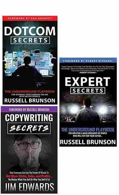 (COMBO PACK) DotCom Secrets + Expert secrets + Copywriting Secrets (Paperback)