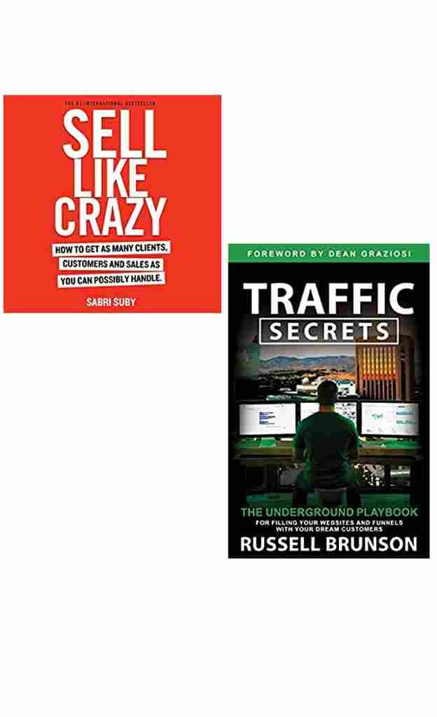 (COMBO) SELL LIKE CRAZY + Traffic Secrets (Paperback)