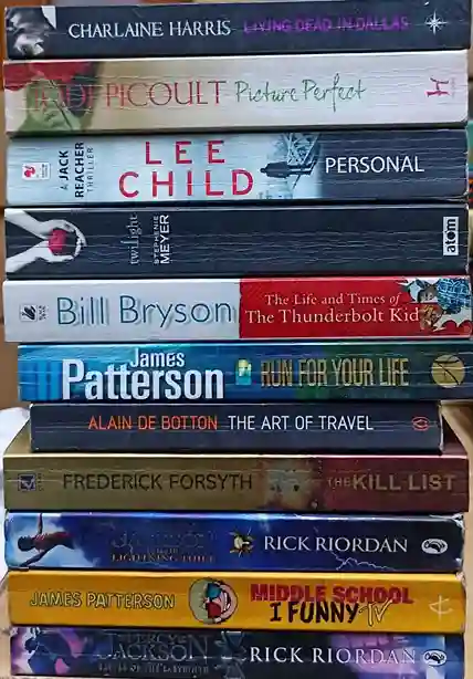 Adult Pre-Loved Books Box- 10 Books (Used-Good) (Box No. 507)