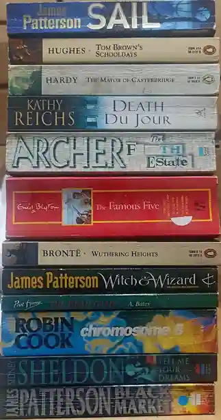 Adult Pre-Loved Books Box- 10 Books (Used-Good) (Box No. 501)