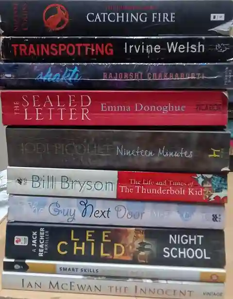 Adult Pre-Loved Books Box- 10 Books (Used-Good) (Box No. 520)